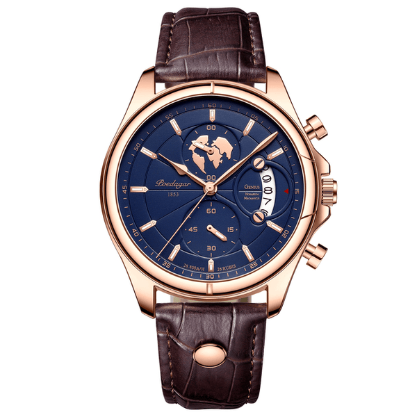 Montre Homme en Cuir Suisse